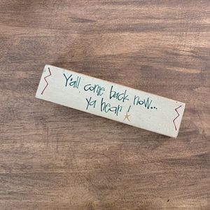 Farmhouse tray sign - Y’all come back